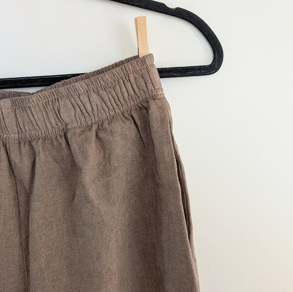 Linen Ruffle Pants - Picture 3 of 5